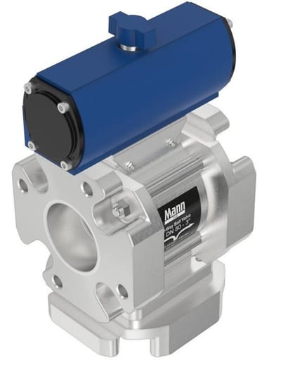 Manntek kuglehane TW1 flange aluminium 2-Way - 80, 3"