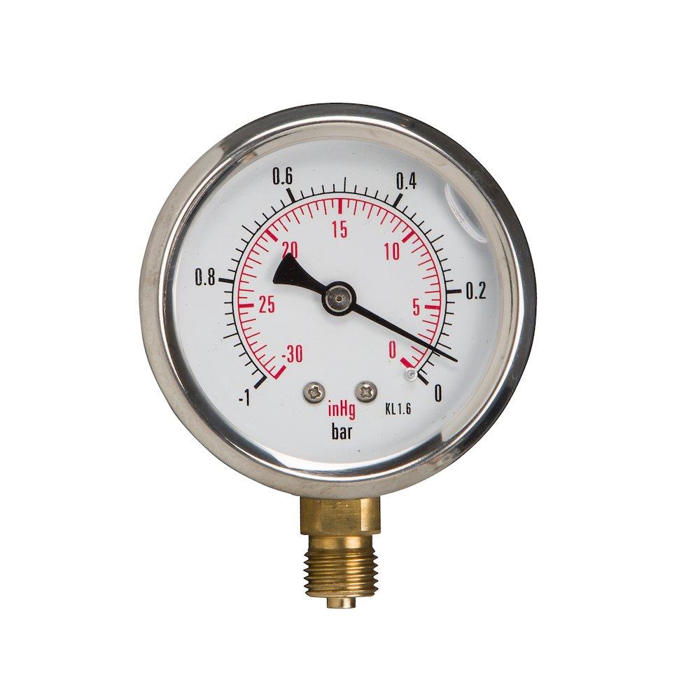 Manometer 10400022 R407C, -1 - 30bar, 63mm