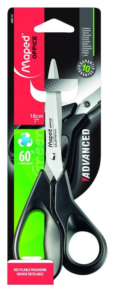 Maped Office Advanced Scissors - 1PCS, black