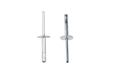 Masterfix 1002 multigrip Rivet alu/steel round-head, large flange - 3.2mm, 10mm, 2,5-7,0mm