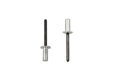 Masterfix 1201 closed Rivet Alu/steel round-head - 4mm, 11mm, 4,5-6,5mm