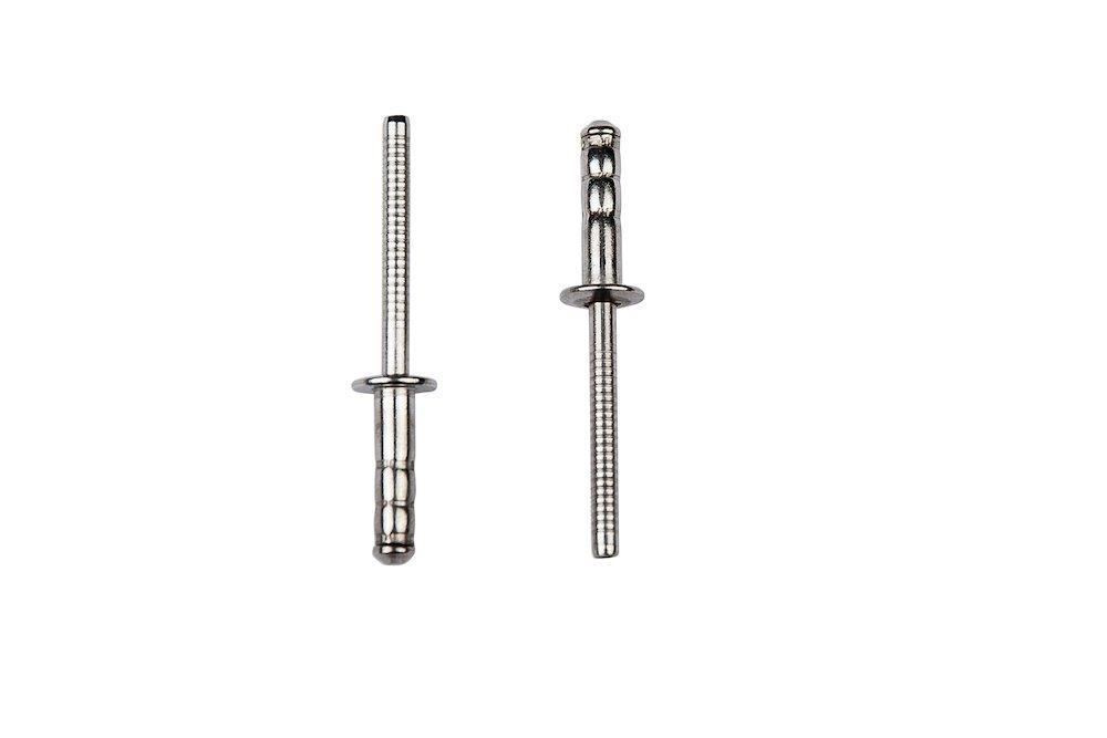 Masterfix 1451 Multigrip Rivet stainless/stainless round-head - 4mm, 12mm, 3,5-7,0mm, Bulk