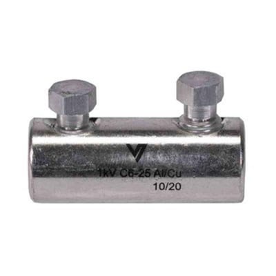 Melbye C6-25 Screw Terminal Sleeve class 5 - 6-25 / 6-25MM2, Al-Cu ( Aluminium / copper )