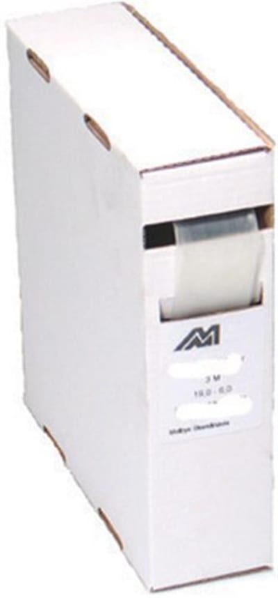 Melbye M300-120K Heat Shrink Tubing without adhesive - 12mm, 4mm, Clear, 4M, POE ( Polyolefin )