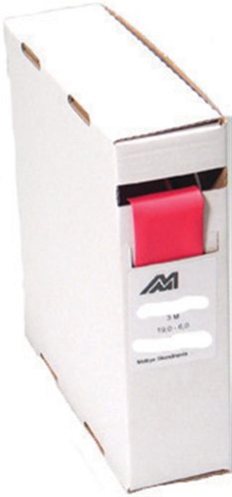 Melbye M300-120R Heat Shrink Tubing without adhesive - 12mm, 4mm, red, 4M, POE ( Polyolefin )