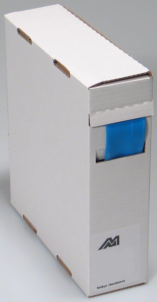 Melbye M300-240B Heat Shrink Tubing without adhesive - 24mm, 8mm, blue, 3M, POE ( Polyolefin )