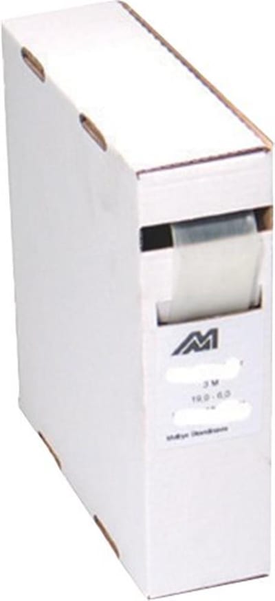 Melbye M300-30K Heat Shrink Tubing without adhesive - 3mm, 1mm, Clear, 10M, POE ( Polyolefin )