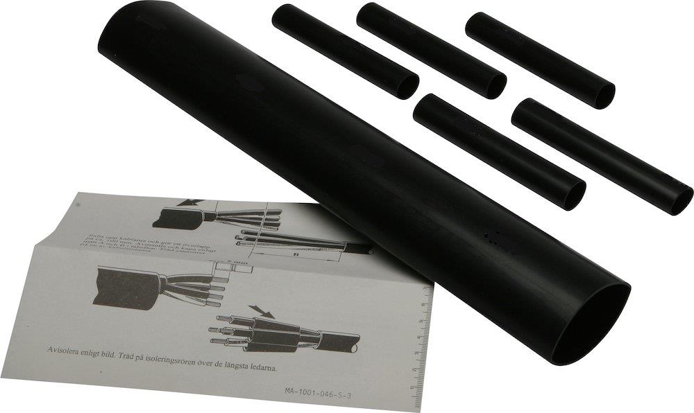 Melbye MSP Heat Shrink Sleeve Set - 5 x 1,5 - 4 mm², black