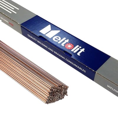 Meltolit G4 Gas Welding Wire - 2.5mm, 1000mm