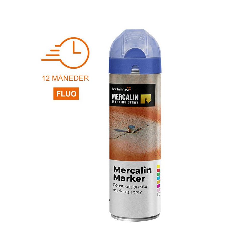 Mercalin FL Marking Spray fluorescent blue spray - 500ml
