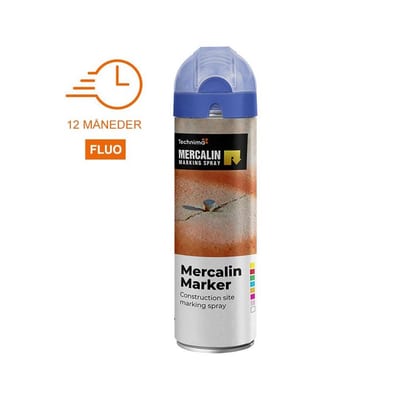 Mercalin FL Marking Spray fluorescent blue spray - 500ml
