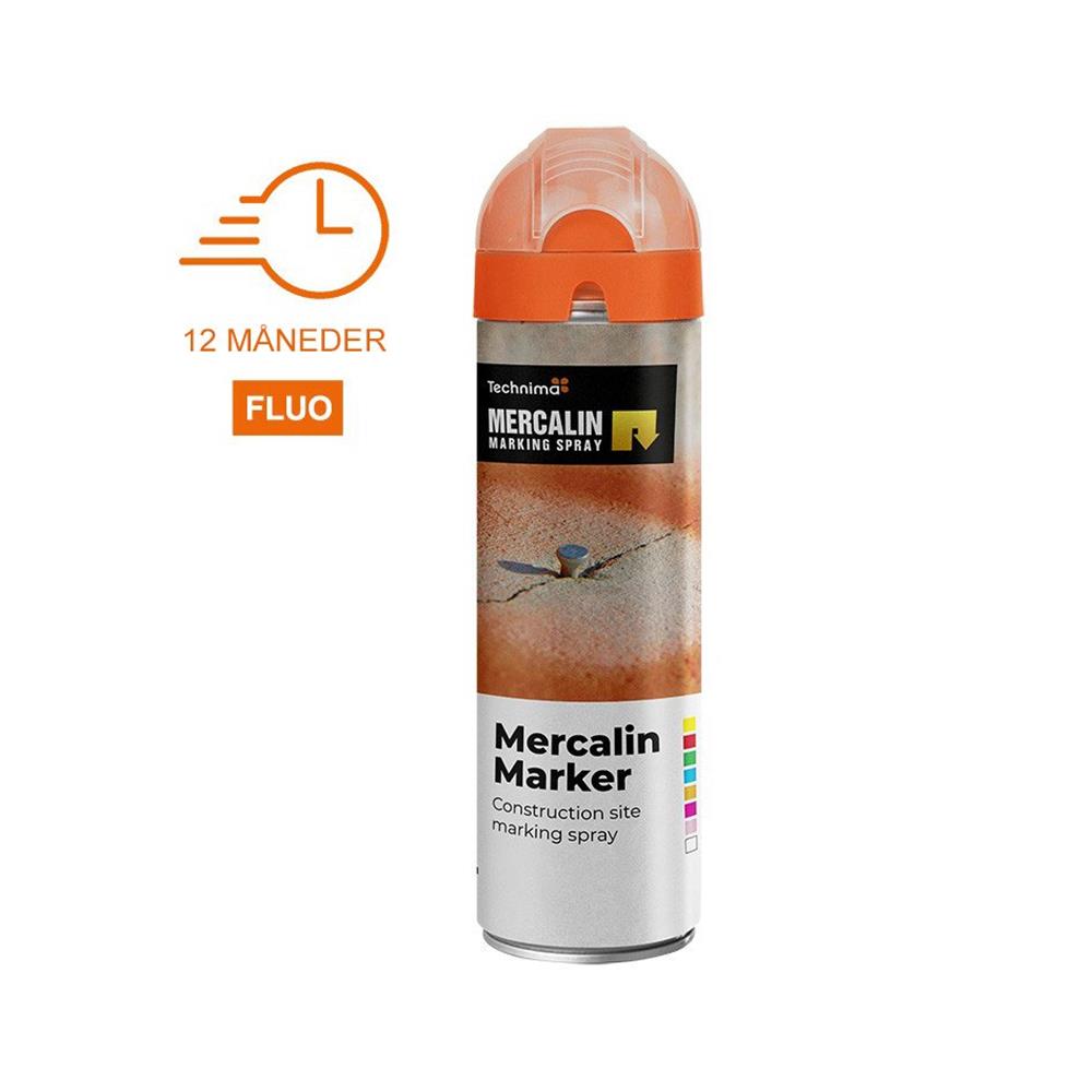 Mercalin FL Marking Spray fluorescent orange spray - 500ml