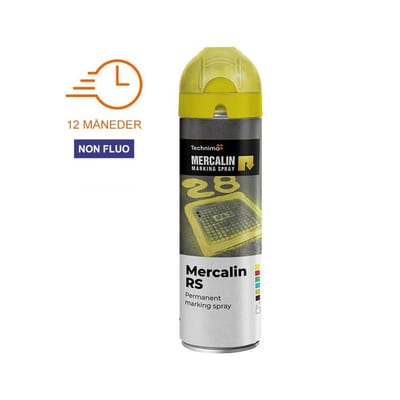 Mercalin RS Marking Spray permanent yellow spray - 500ml