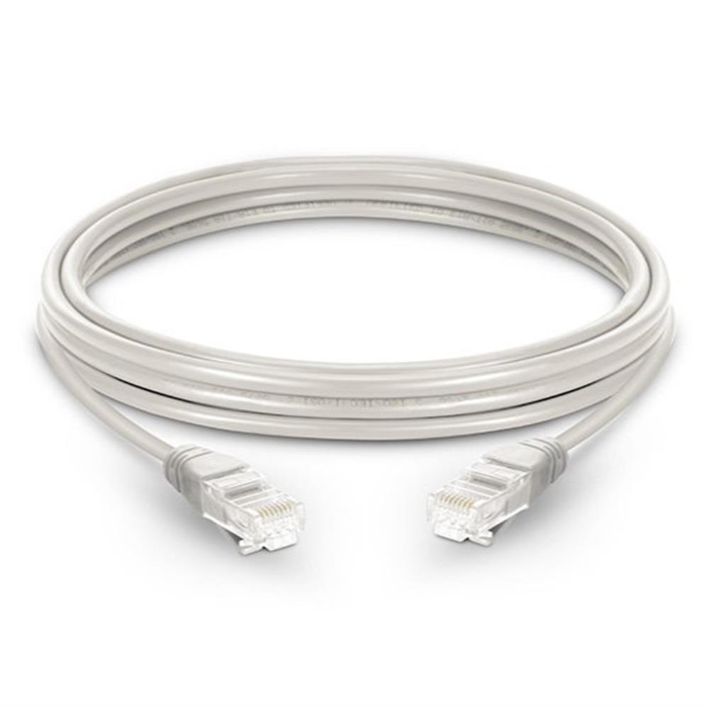 Mercodan Patch cable unshielded - CAT.6, UTP, white, 0.5M