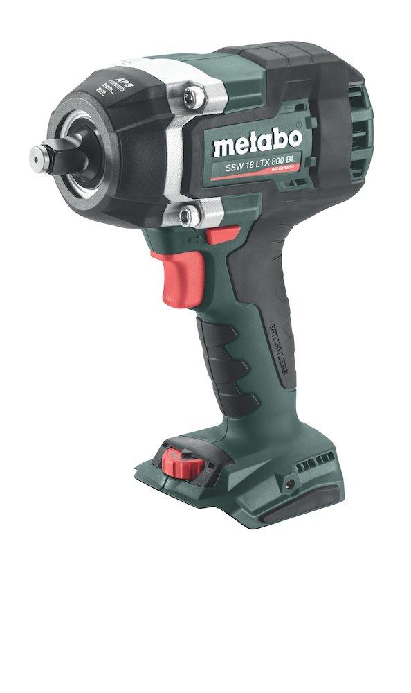 Metabo SSW 18 LTX 800 BL Cordless Impact Wrench - 0PCS, 18V, 800Nm, 1/2"