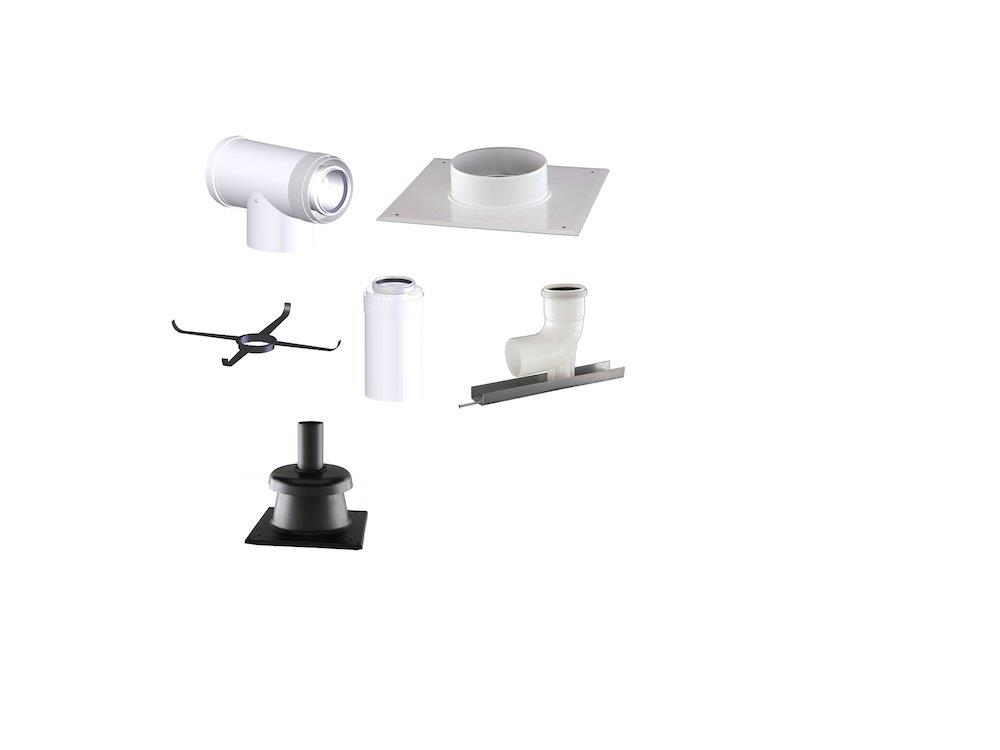Metalbestos grundpakke Connext - 80mm, 125mm