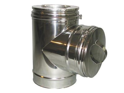 Metalbestos Multi 50 T-Piece with plug - 6", 150mm