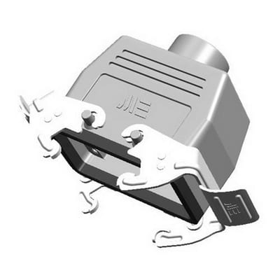 Mete 10X16A Coupling housing - Aluminium, grey