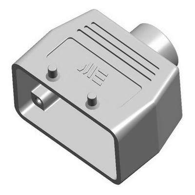 Mete 10X16A Plug housing - Aluminium, grey