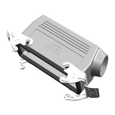 Mete 24X16A Angle coupling housing - Aluminium, grey