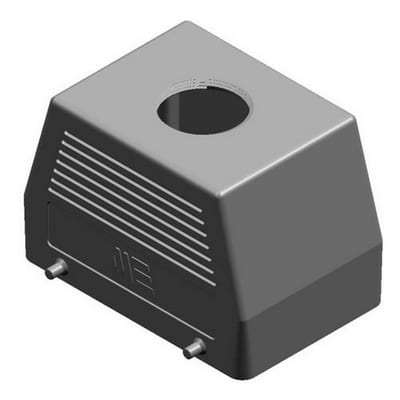 Mete 48X16A Plug housing - Aluminium, grey