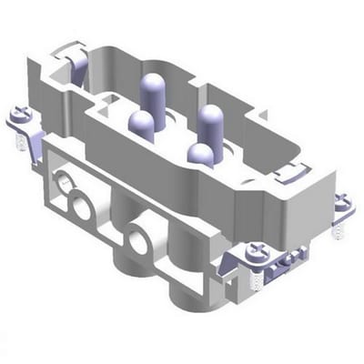 Mete 4X80A Multi-plug insert - 4P, Han