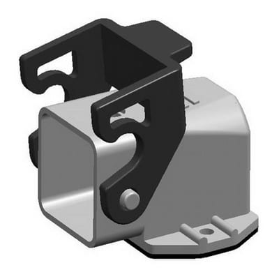 Mete 5X10A Angle surface-mount housing - plastic, grey