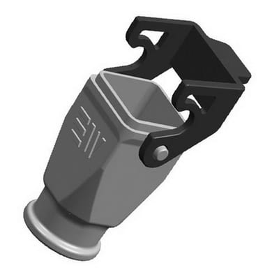 Mete 5X10A Coupling housing - plastic, grey
