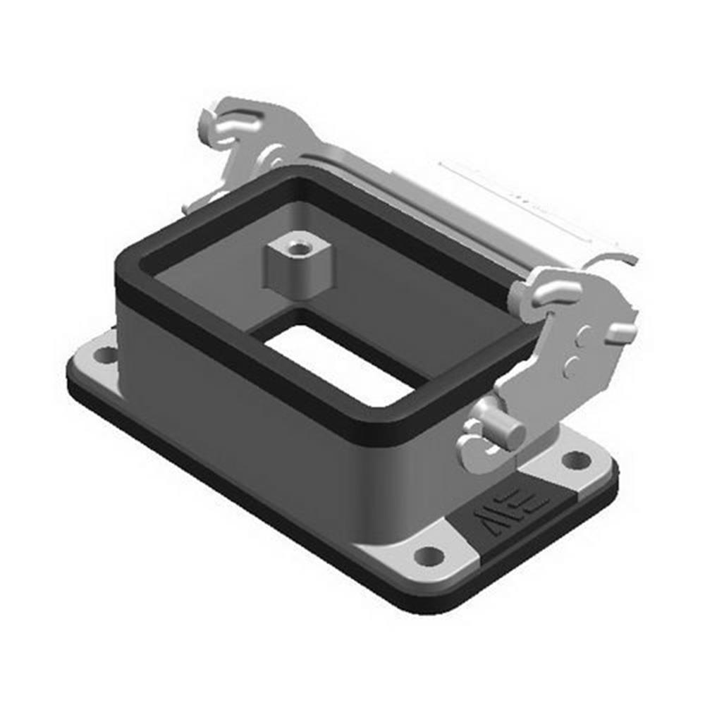 Mete 6X16A Surface-mount housing - Aluminium, grey