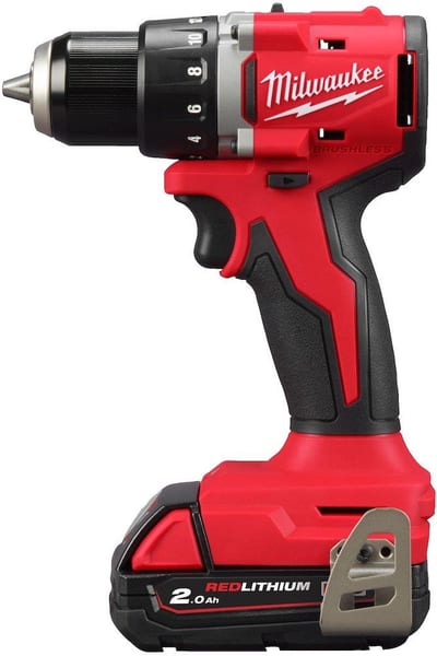 Milwaukee BLDDRC-202X Cordless Drill/Driver - 18V, 2PCS, 60.5Nm, 2AH