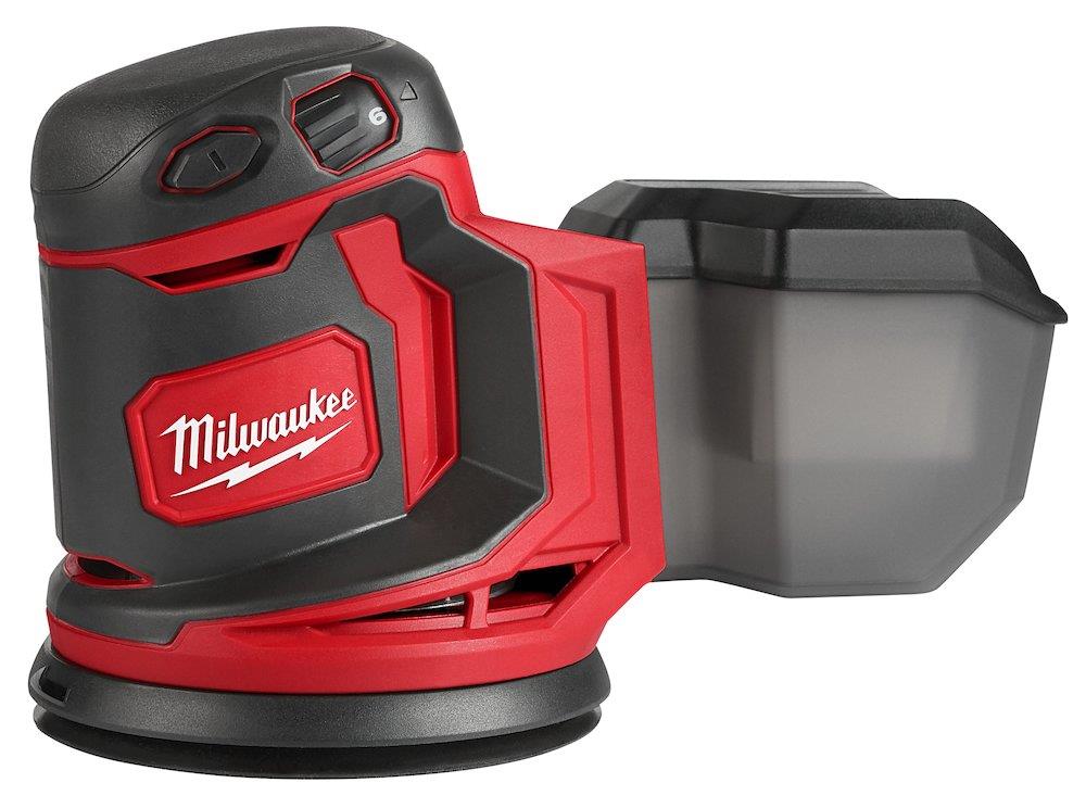 Milwaukee M18 BOS125-0 Battery random orbital sander - 18V, 0PCS, 125mm