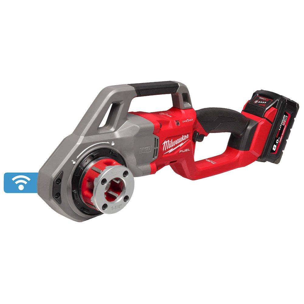 Milwaukee M18 FPT114-802CA Cordless thread cutter "⅛ - 1 ¼"" - 18V, 8AH, 2PCS, 32mm, 3mm