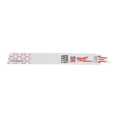 Milwaukee Sawzall the Torch Reciprocating Saw Blade - 230mm, 14 TPI, steel, stainless steel, not-ferrous metal, 5