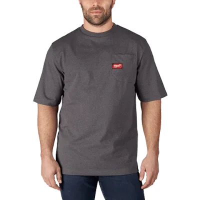 Milwaukee Tool Heavy Duty Pocket T-Shirts 601G-M