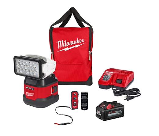 M18 Utility Remote Control Search Light Kit w/ Portable Base