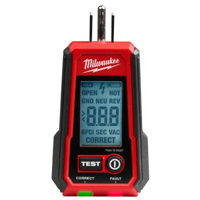 Digital GFCI Receptacle Tester