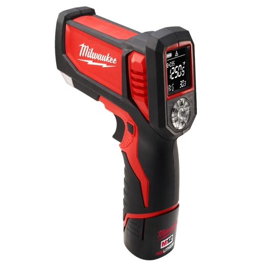 Laser TEMP-GUN™ M12™ Cordless Lithium-Ion Thermometer Kit (NIST) Kit