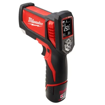 Laser TEMP-GUN™ M12™ Cordless Lithium-Ion Thermometer Kit for HVAC/R Kit