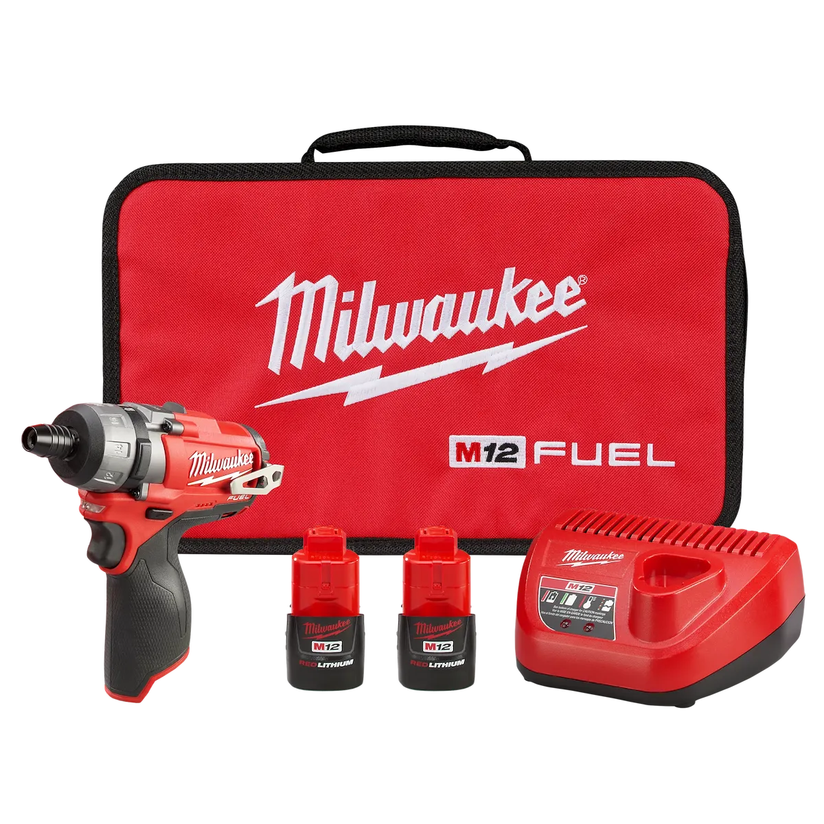 M12 FUEL™ 1/4" Hex 2-Speed Screwdriver Kit