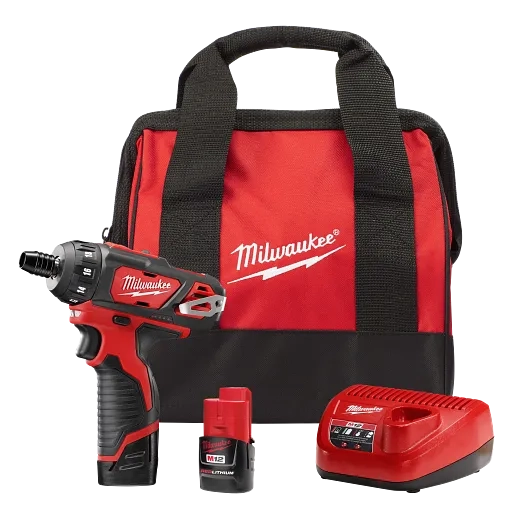 12-Volt 1/4 Inch Hex two speed Screwdriver Kit