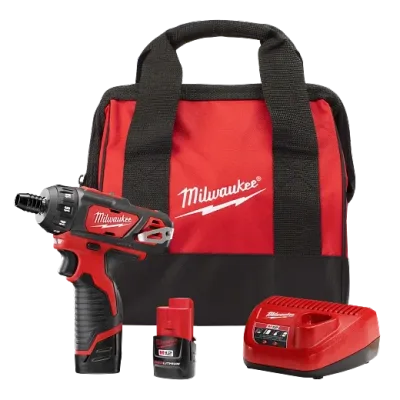 12-Volt 1/4 Inch Hex two speed Screwdriver Kit