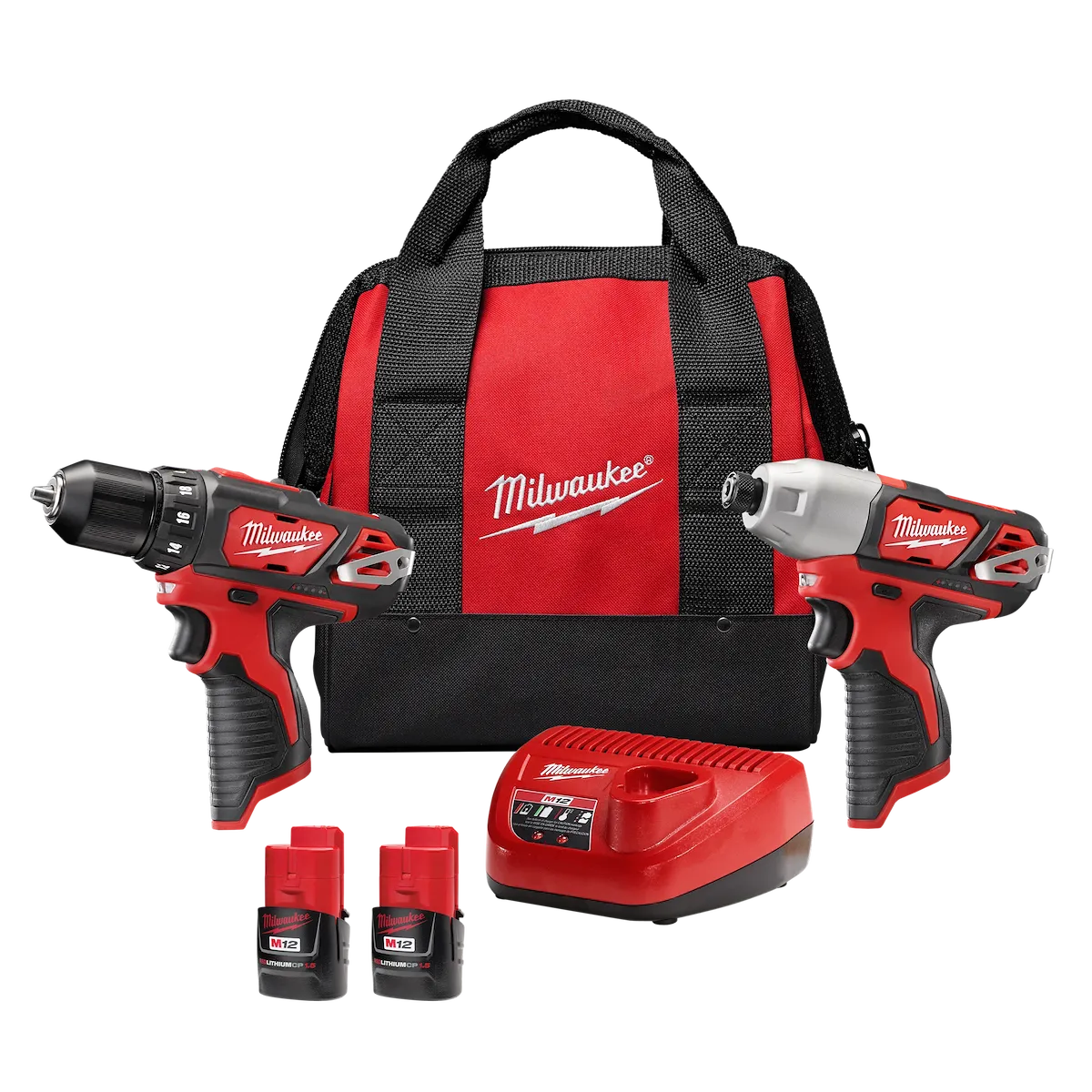 M12 Cordless 2-Tool Combo Kit (2494-22)