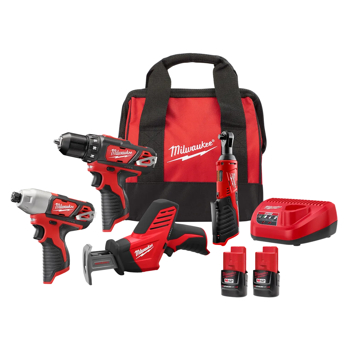 M12™ Cordless LITHIUM-ION 4-Tool Combo Kit