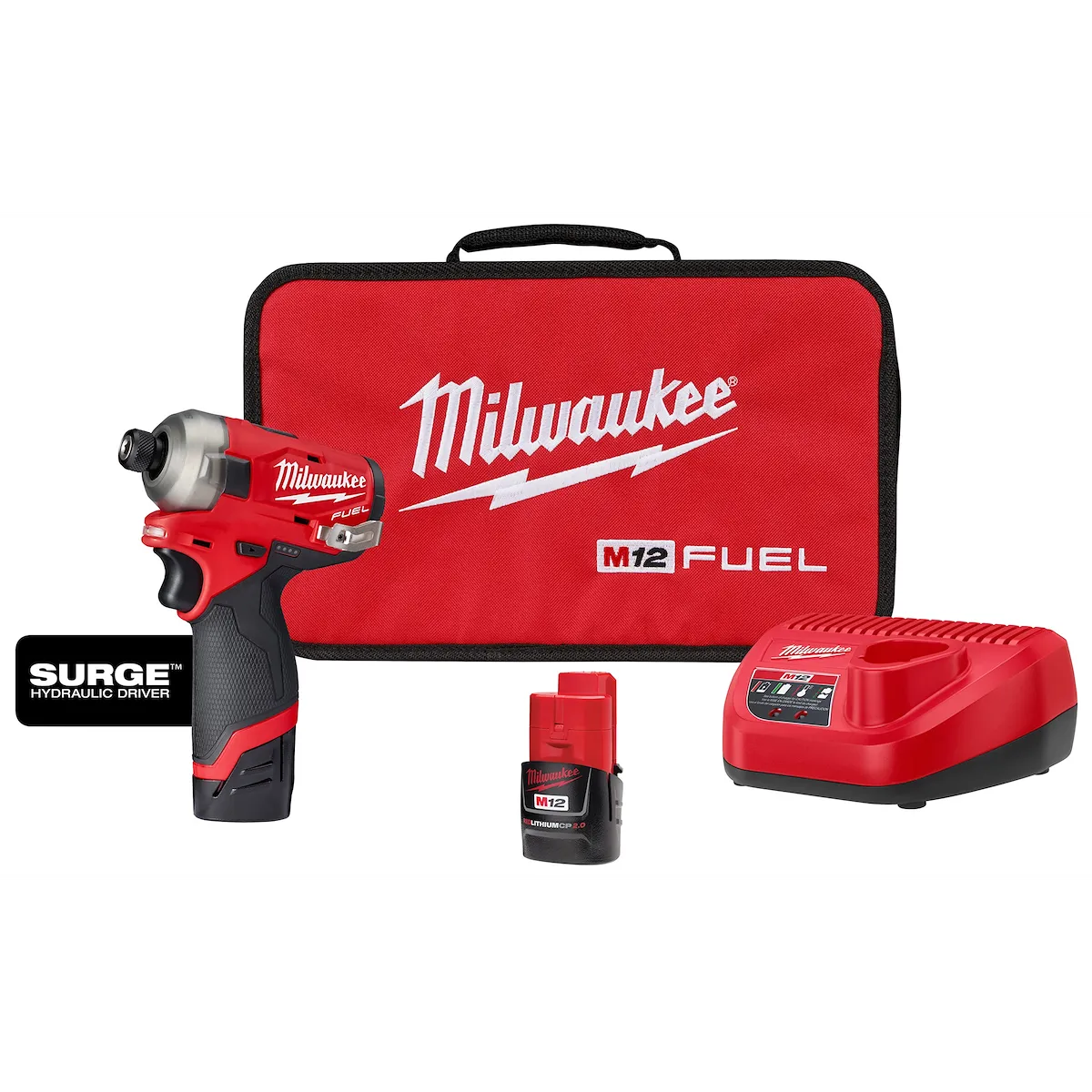 M12 FUEL™ SURGE™ 1/4" Hex Hydraulic Driver Kit