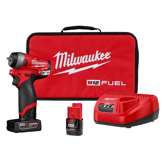 M12 FUEL Stubby 1/4" Impact Wrench Kit