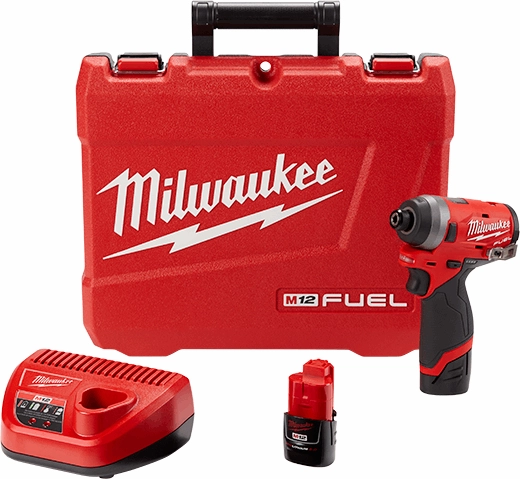 Milwaukee Tool M12 FUEL™ 1/4" Hex Impact Driver Kit 2553-22
