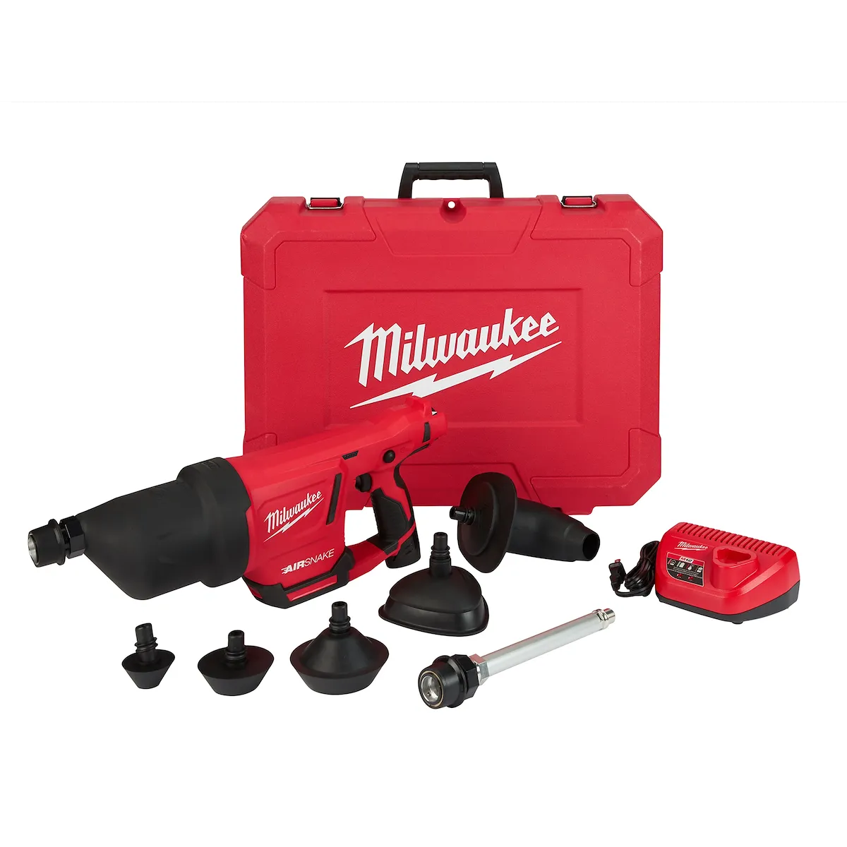 M12 AIRSNAKE Drain Cleaning Air Gun Kit