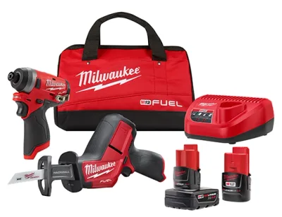 M12 FUEL™ 1/4" Hex Impact Driver w/ HACKZALL® Recip Saw Kit