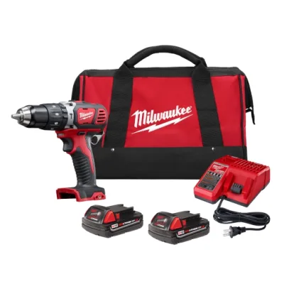Milwaukee Tool 18-Volt Compact 1/2" Hammer Drill/Driver Kit 2607-22CT