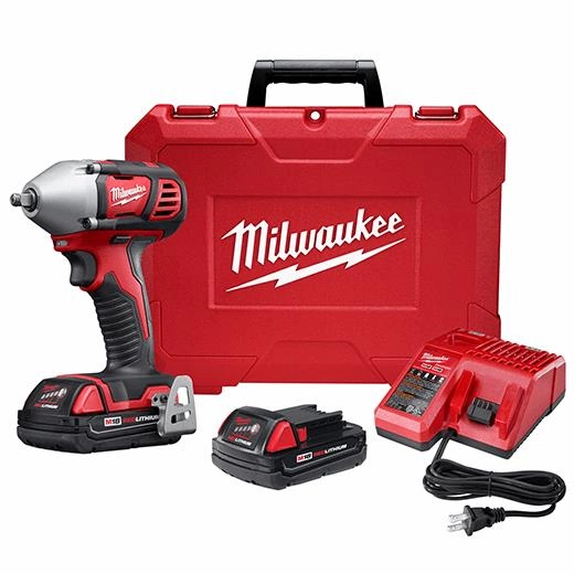 Milwaukee Tool 18-Volt Cordless two Speed 1/4" Hex Impact Driver Kit 2658-22CT